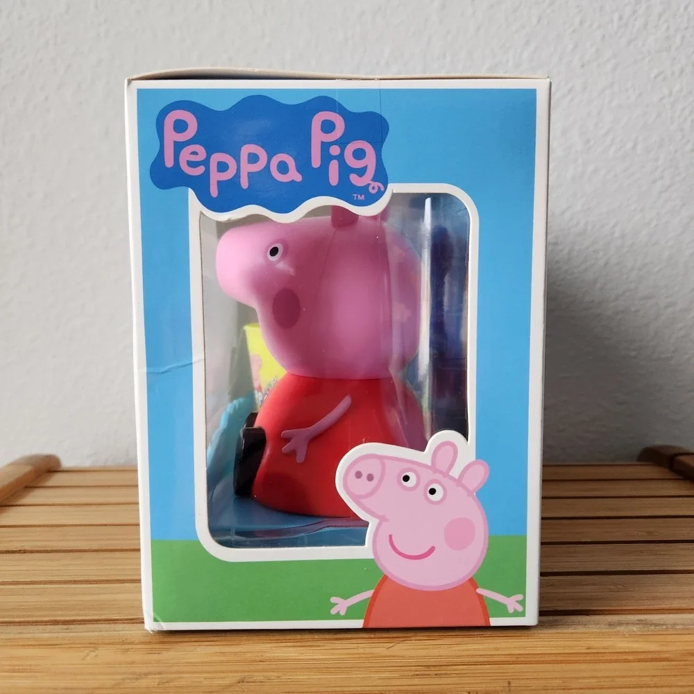 Hasbro Peppa Pig Great Smile Set Toothbrush Holder And Rinse Cup 3 Piece Set NEW